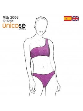 MOLDE: TRAJE DE BAÑO TANKINI MUJER 1303