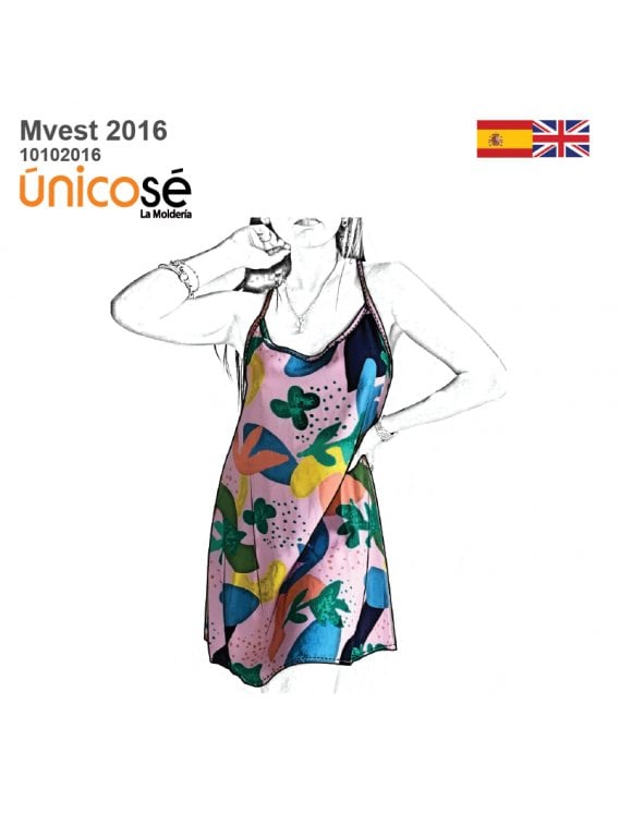 VESTIDO LENCERO MUJER 2016