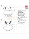MOLDE VESTIDO CORTE PRINCESA BEBE 2304
