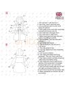 MOLDE CHAQUETA ABRIGO NIÑA 1205