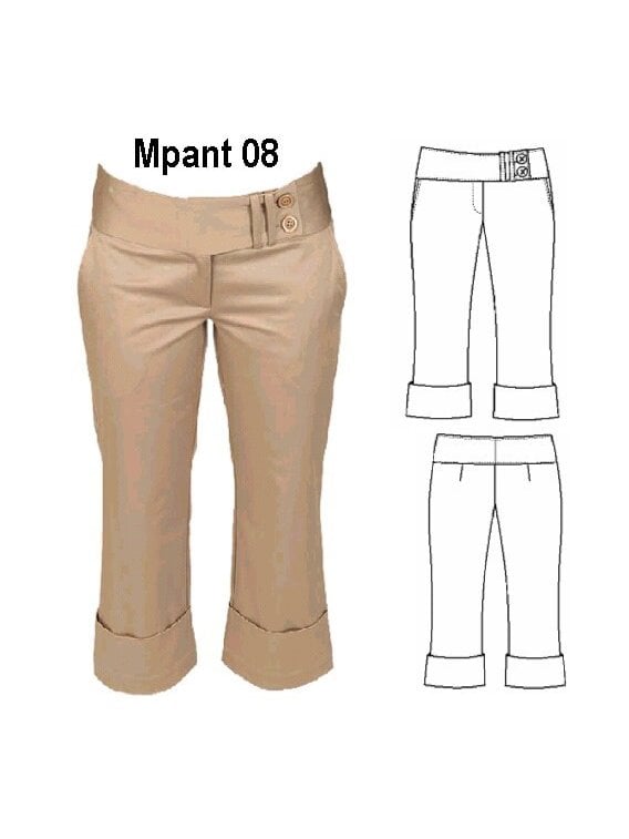 Paquete De 25 Pantalones Capri / Pesquero Para Mujer