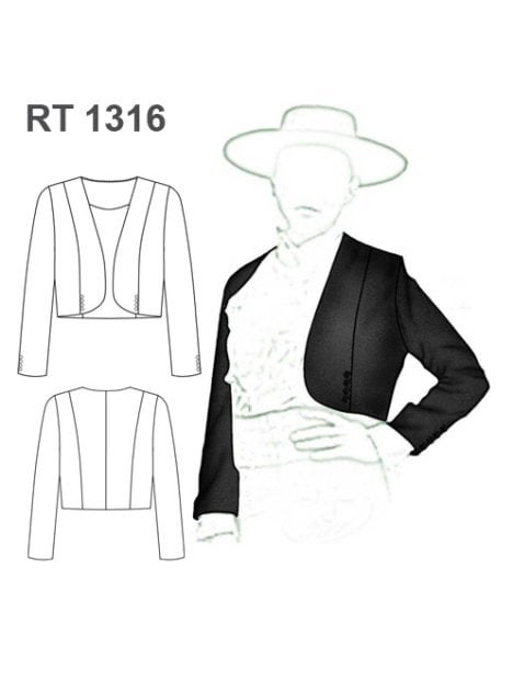 MOLDE CHAQUETA HUASA RT 1316