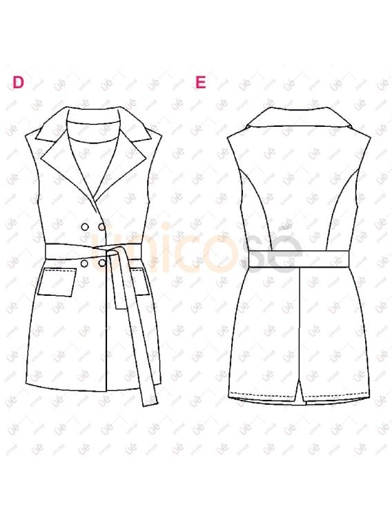 MOLDE ENTERITO BLAZER MUJER 2404