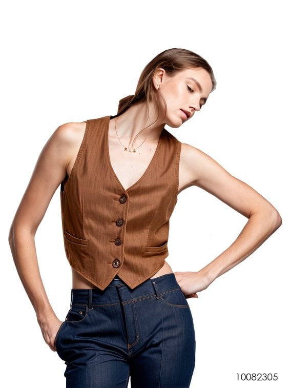 MOLDE TOP CHALECO MUJER 2305