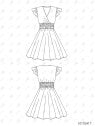 MOLDE VESTIDO CORTO MUJER 2417