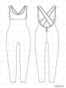 MOLDE DEPORTE CATSUIT MUJER 2418