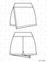 MOLDE FALDA SHORT MUJER 2404