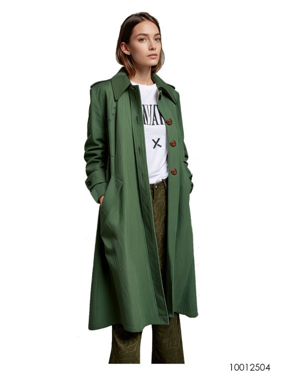 MOLDE ABRIGO TRENCH MUJER 2504