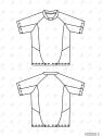 MOLDE DEPORTE CAMISETA RAGLAN 2513