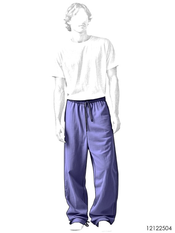 MOLDE PANTALON JOGGER BAGGY HOMBRE 2504
