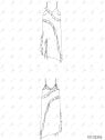 MOLDE VESTIDO MIDI MUJER 2306