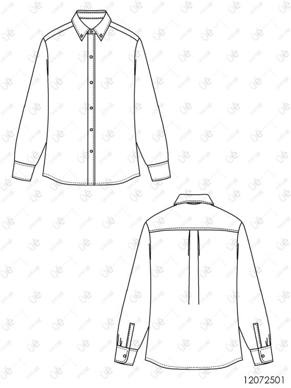 MOLDE CAMISA CLASICA HOMBRE 2501