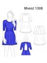 VESTIDO EVASE MUJER 1308